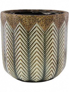 Кашпо Indoor pottery pot cecil light blue 17 см. (упаковка 4 шт.)