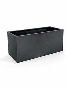 Кашпо Grigio box anthracite-concrete 20 см.