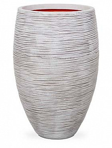 Кашпо Capi "Nature rib nl vase vase elegant ii ivory"
